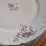 Set of eight Limoges porcelain plates