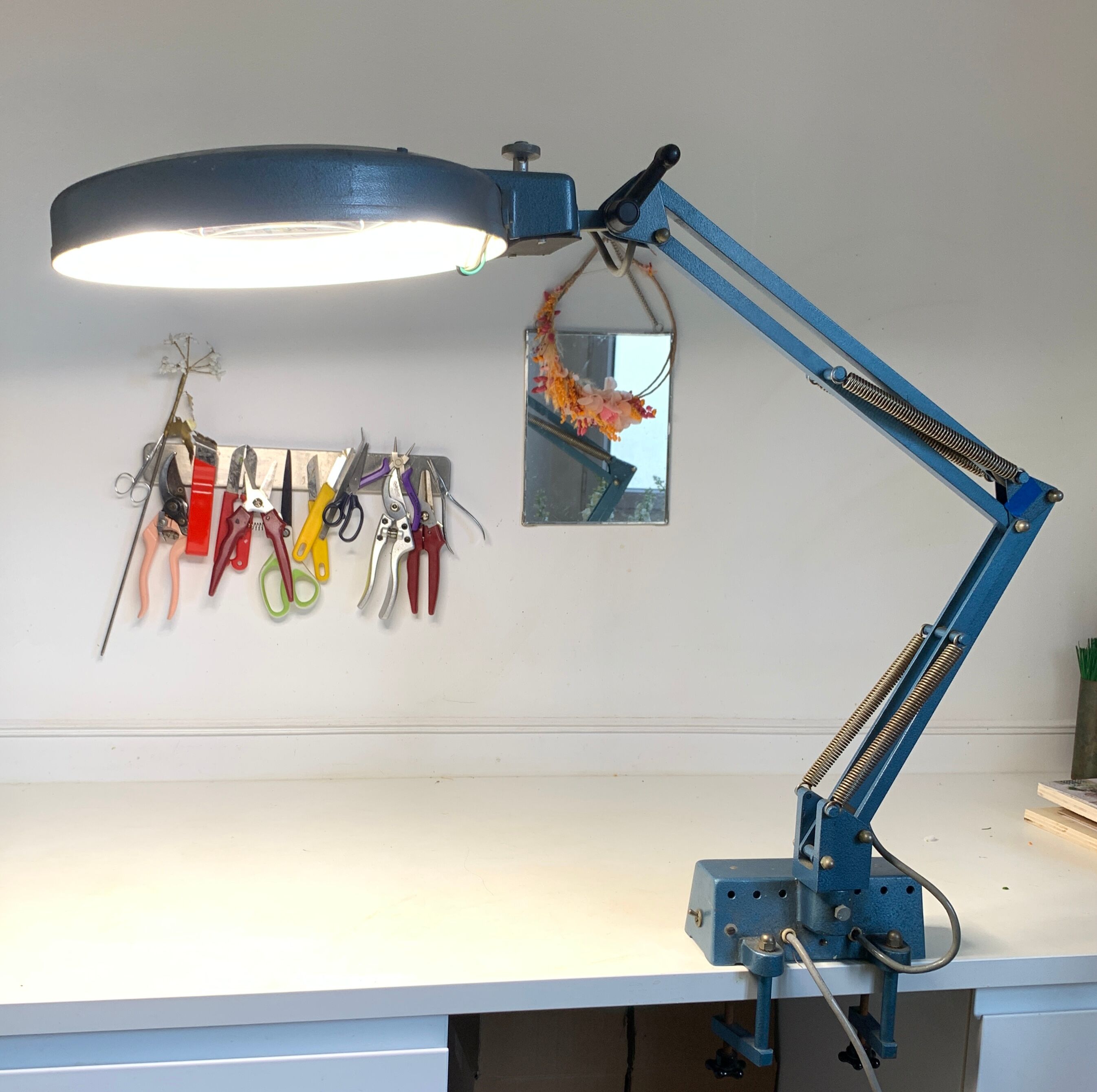 Gruber workshop magnifying lamp