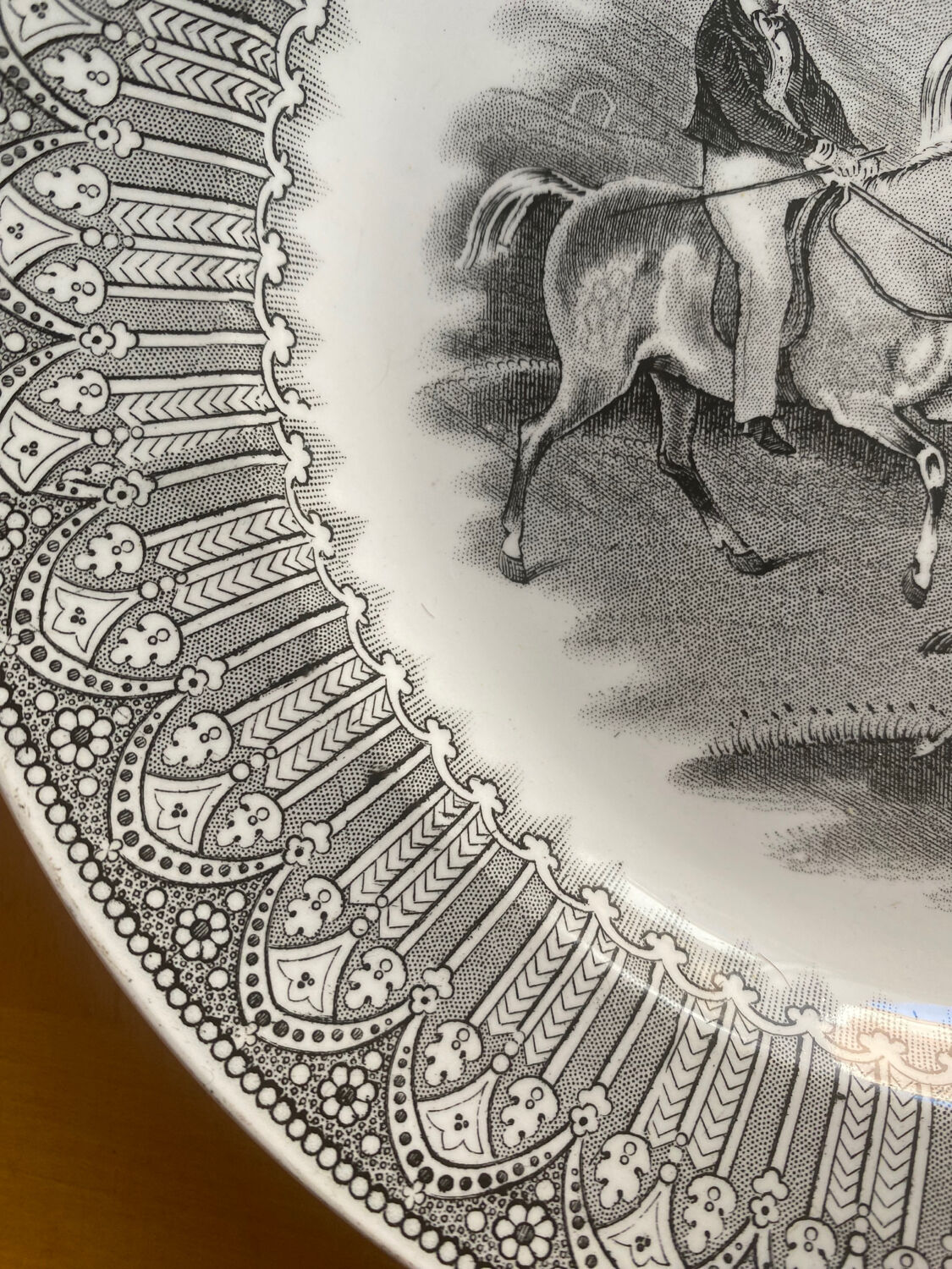 Creil Montereau - duo of plates