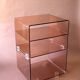 Occasional furniture in smoked Plexiglas from the 70s