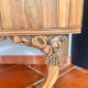 Buffet Art Nouveau restauré avec vitrine