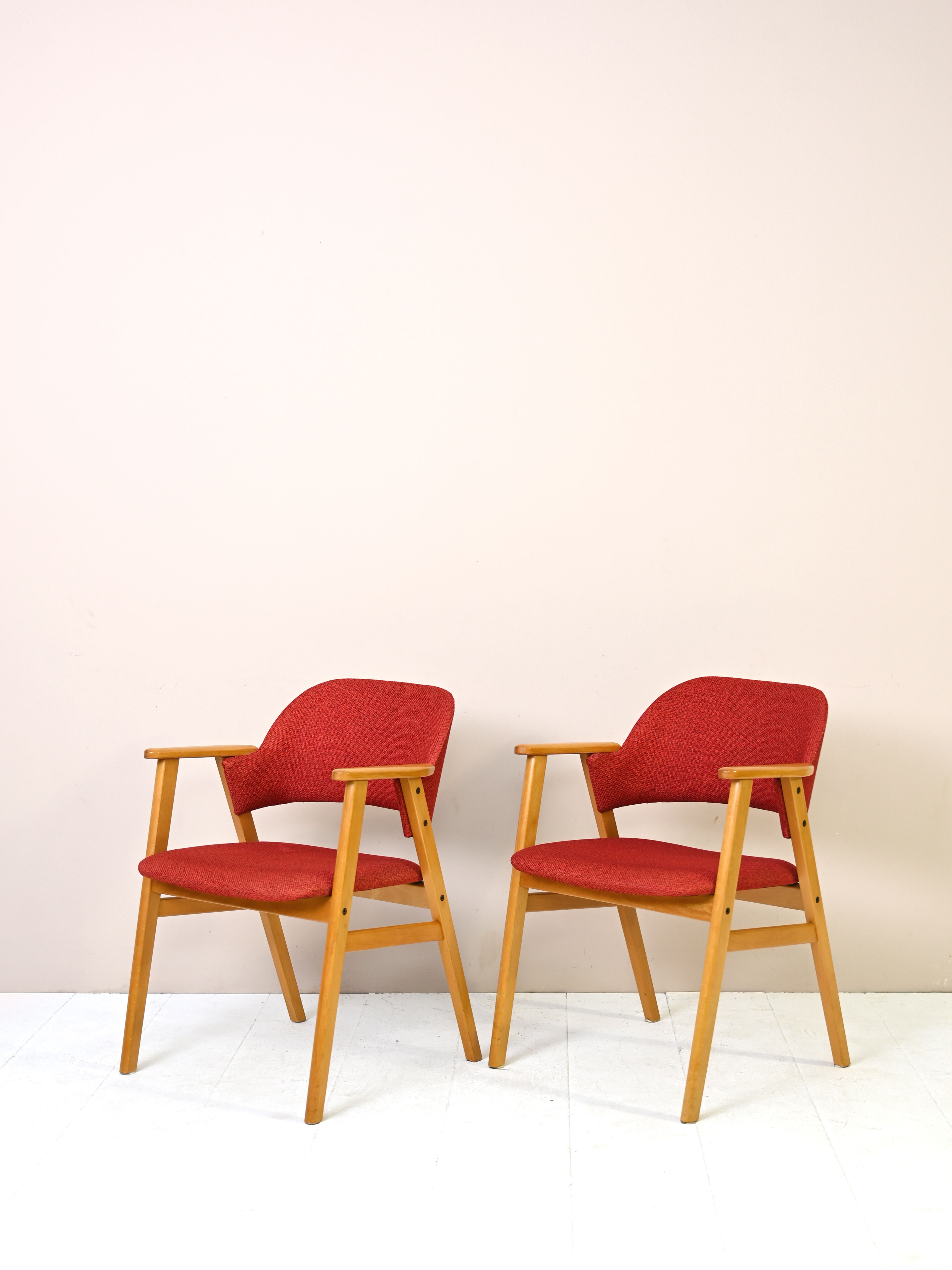 Pair of vintage Nordic armchairs