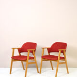 Pair of vintage Nordic armchairs
