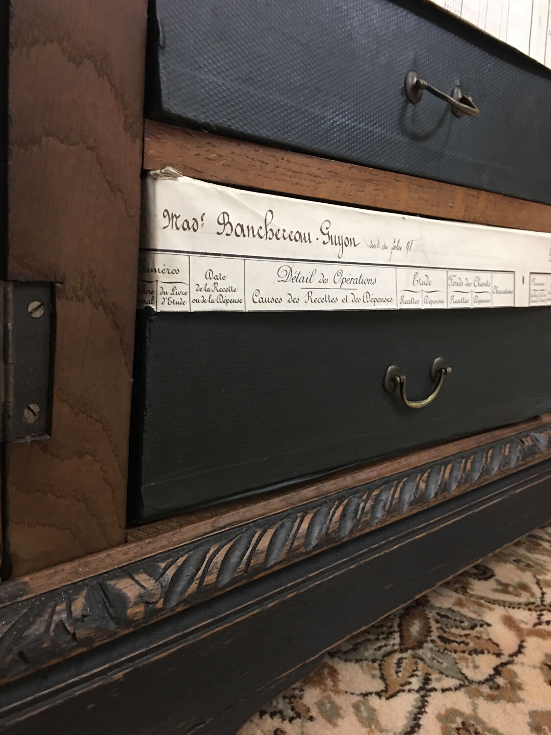 "Cartonnier" furniture from the XIXth