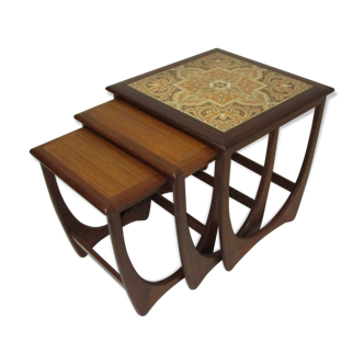 Tables pull-out teak vintage