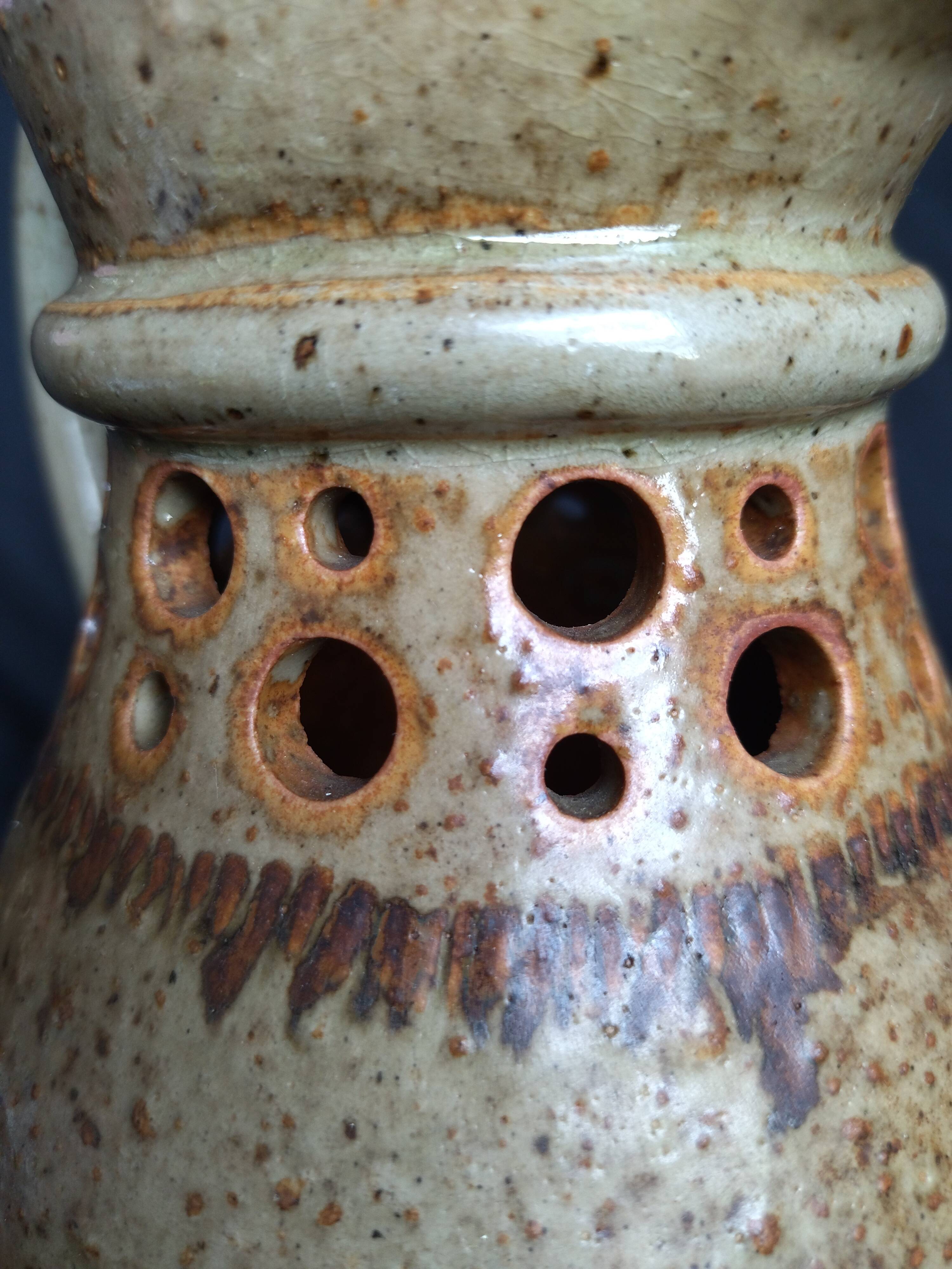 Vintage pitcher dog head