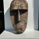 Large Timor mask in patinated wood H:50cm (1)