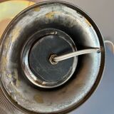 Chromed metal table lamp from the 70s