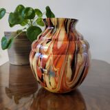 Art deco opaline glazen vaas, Verreries de Scailmont België