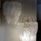 Paire d’appliques glace murano Mazzega vintage années 70