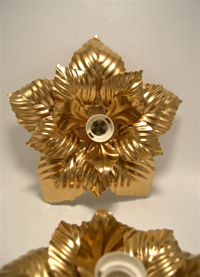 Duo d'appliques fleurs
