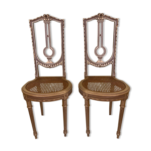 Paire de chaises Lyre