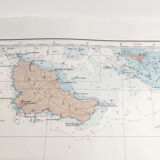 Map West Coast France from Belle île to Noirmoutier Island 1981