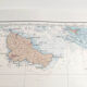 Map of the West Coast of France from Belle Ile to Noirmoutier Island 1981