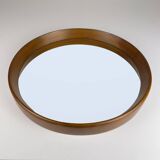 Mid-century wall mirror in teak, Italy, 1960s