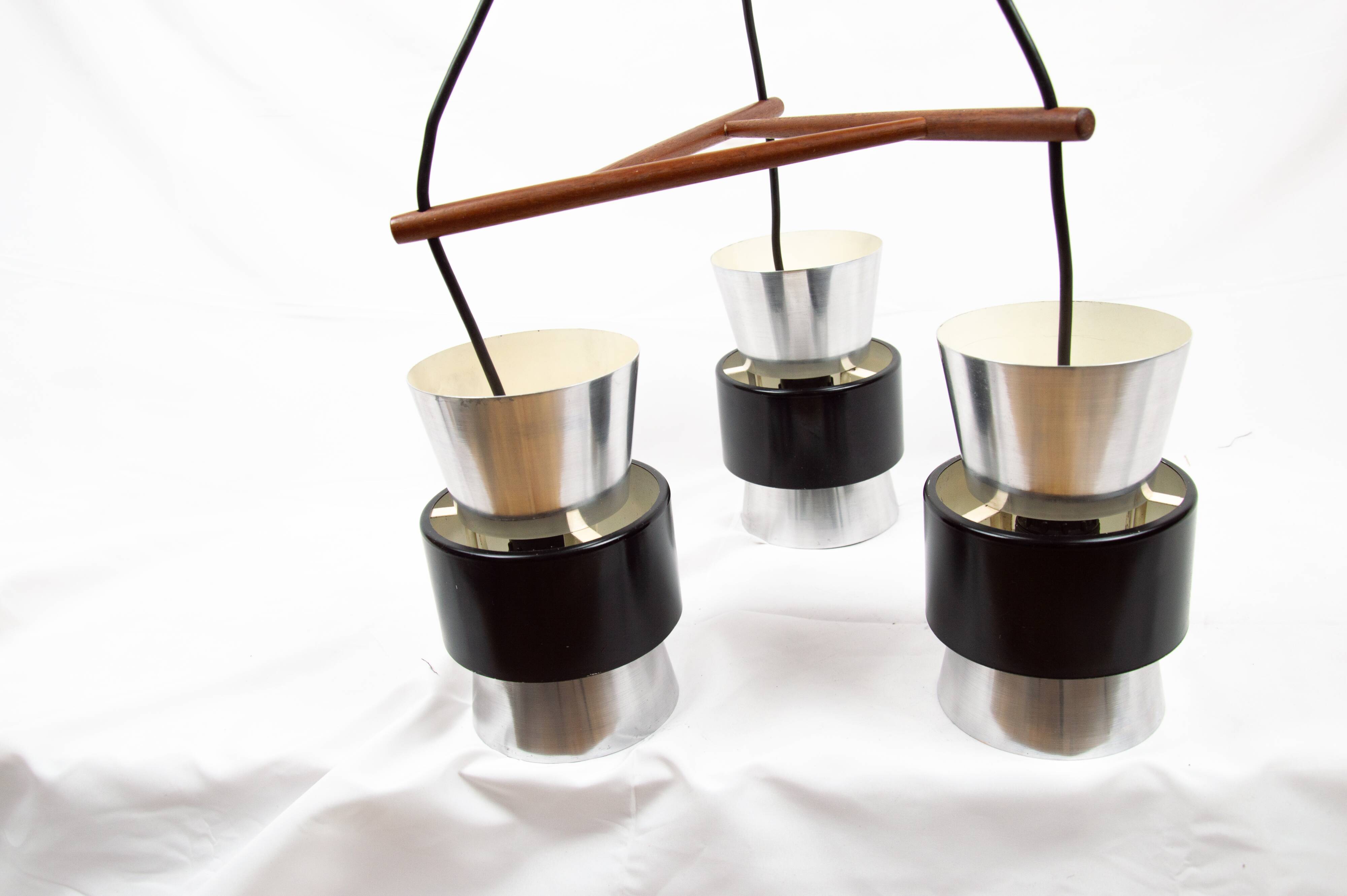 Vintage Jo Hammerborg ceiling light from the 1960s – Fog & Mørup, Denmark