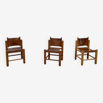 Set of three Knud Friis armchairs from the 1960s