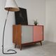 Buffet commode U-452 rose par Jiri Jiroutek pour Interier Praha 1960