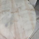 Bistro table, marble pedestal table