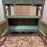 Low Art Nouveau oak sideboard
