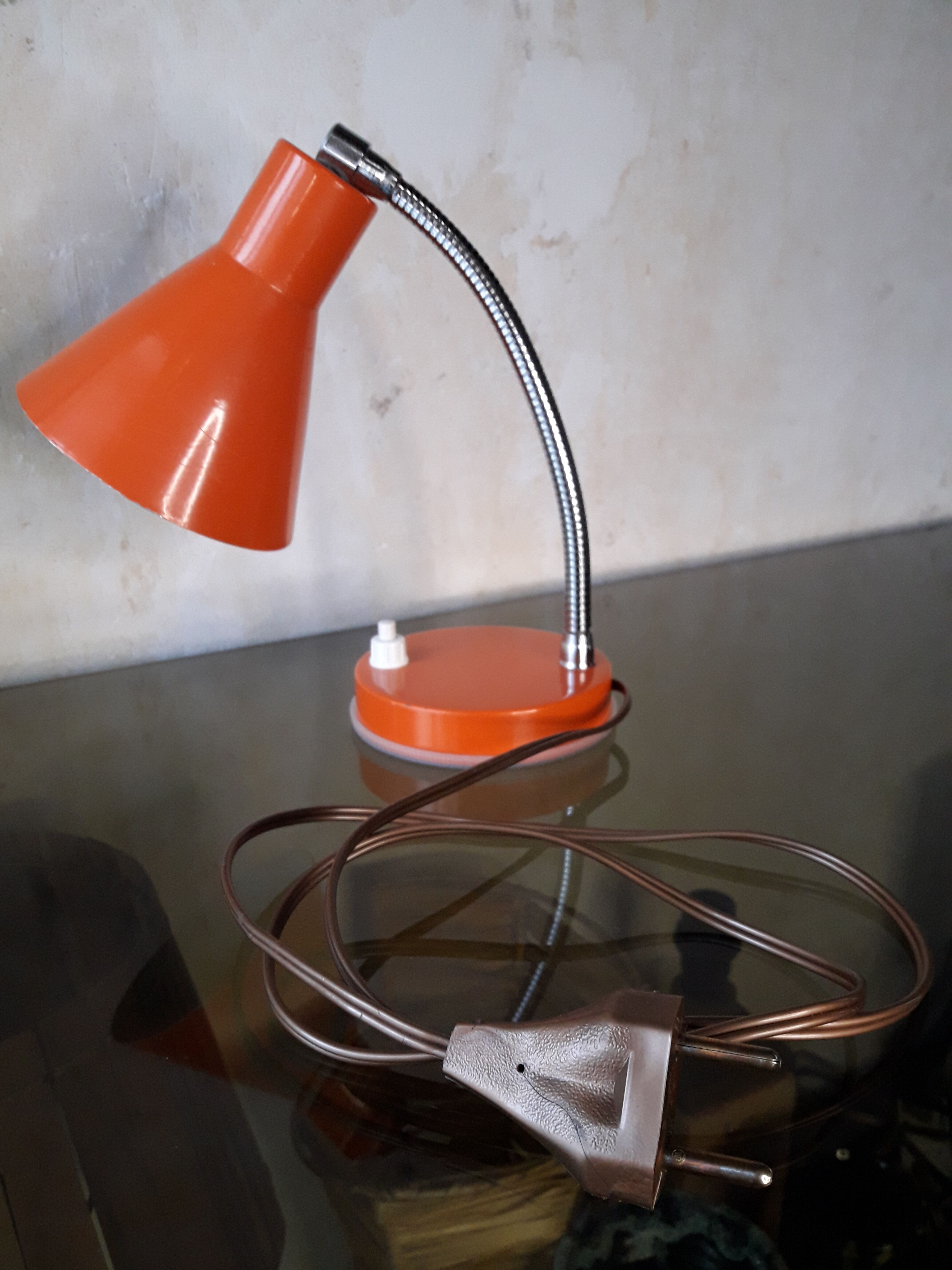 Orange lamp, 1980