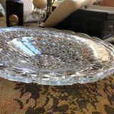 Grand  plat cristal ancien