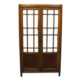 Vintage carved wood cabinet