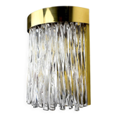 Applique murale Cascade par Venini, verre de Murano, Italie, 1970