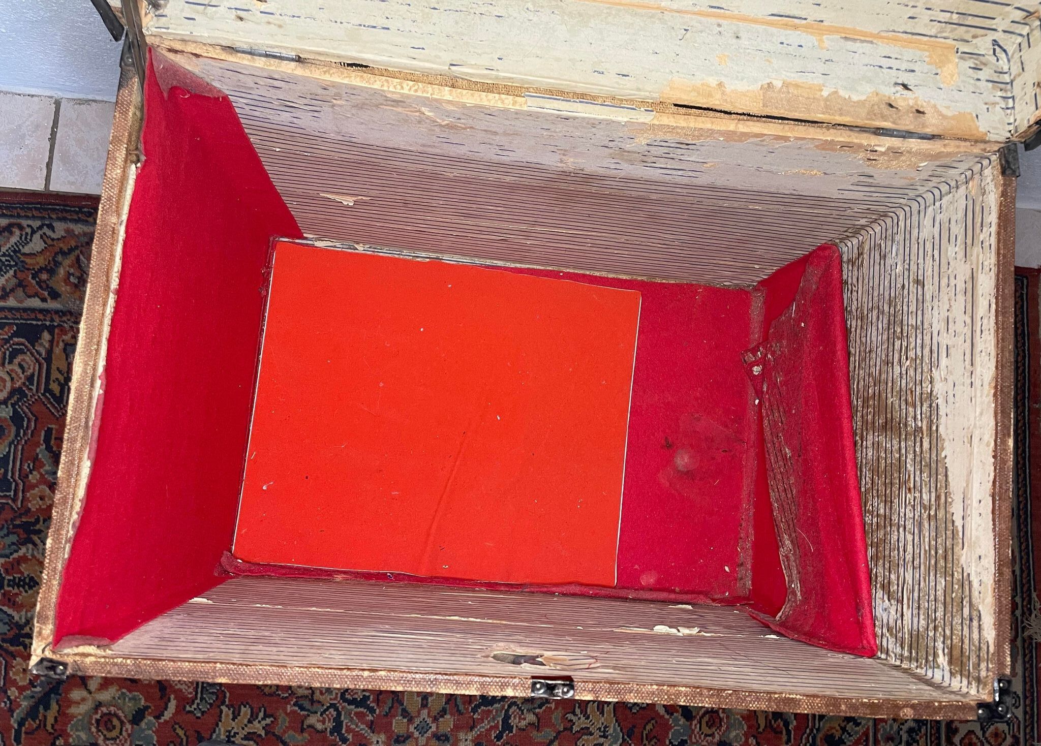 Old travel chest