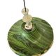Vintage green UFO-shaped pendant light
