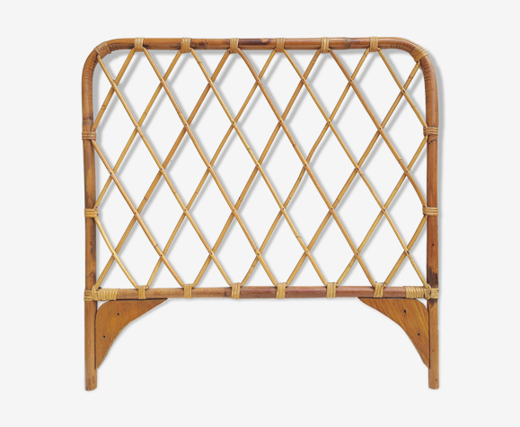 Headboard one place in vintage rattan