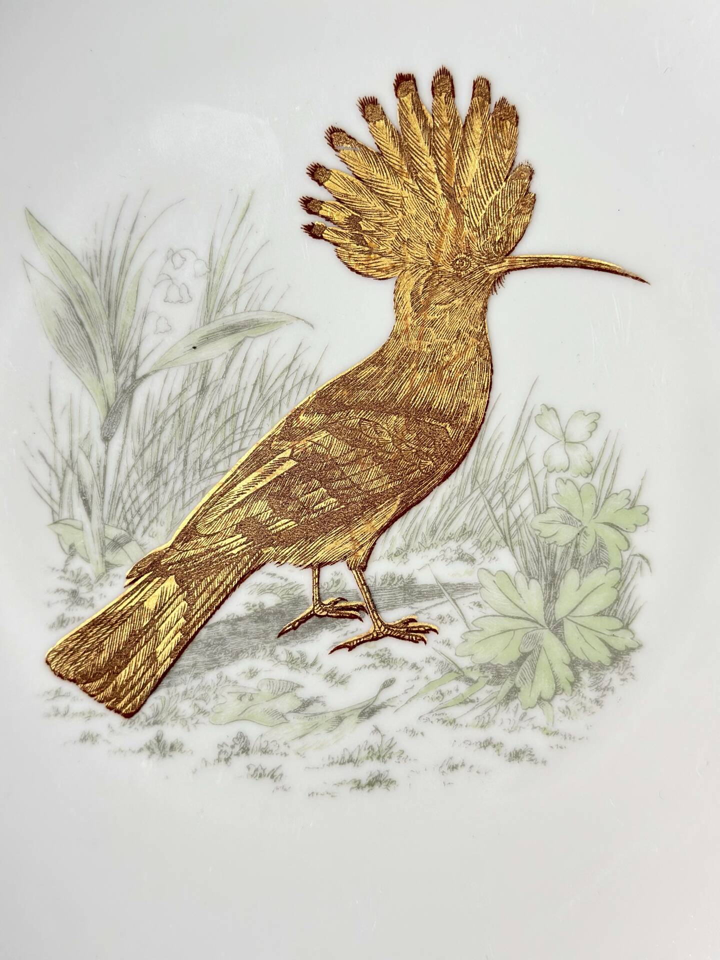 Service Bernardaud Les oiseaux d’or