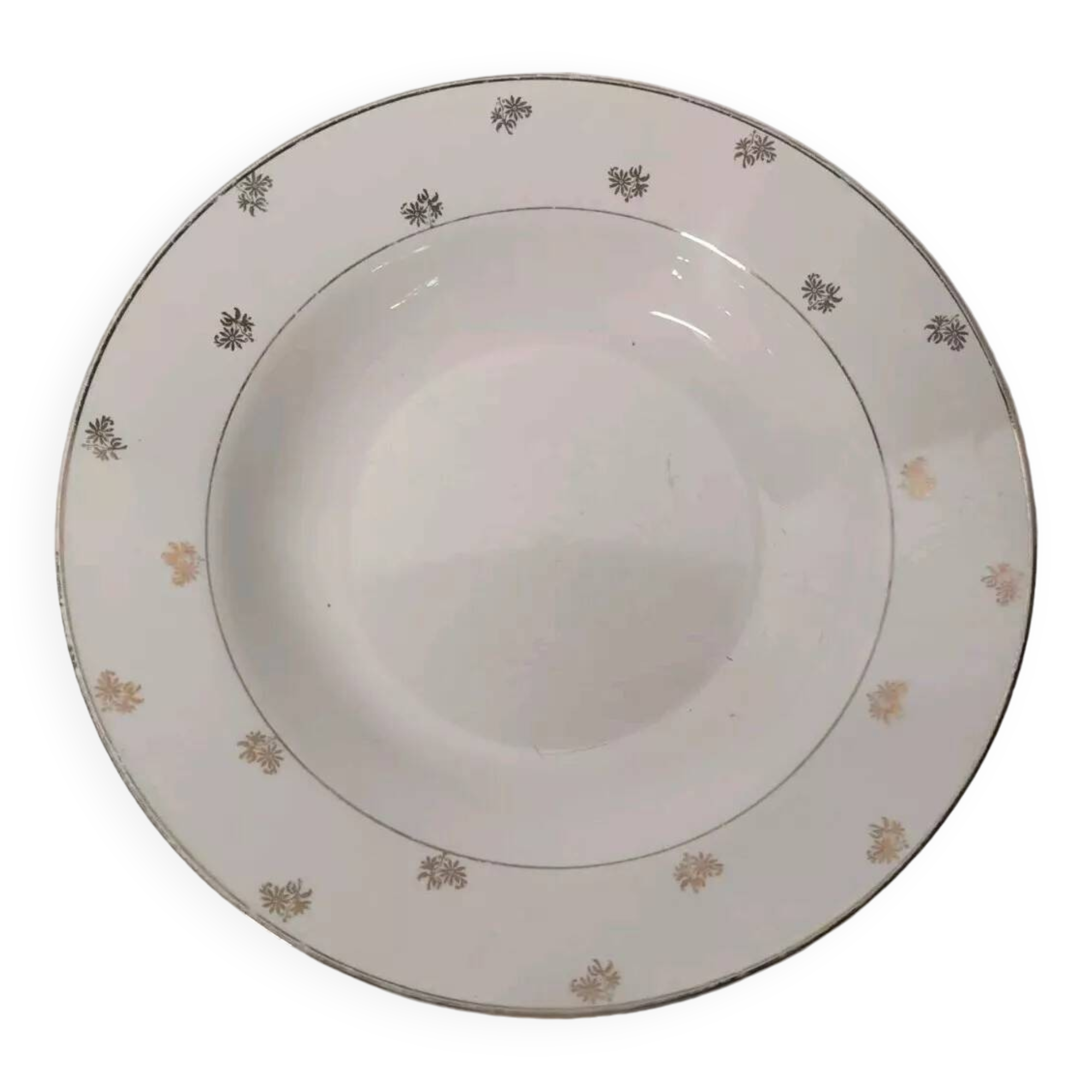 Deep plate Digoin Sarreguemines France