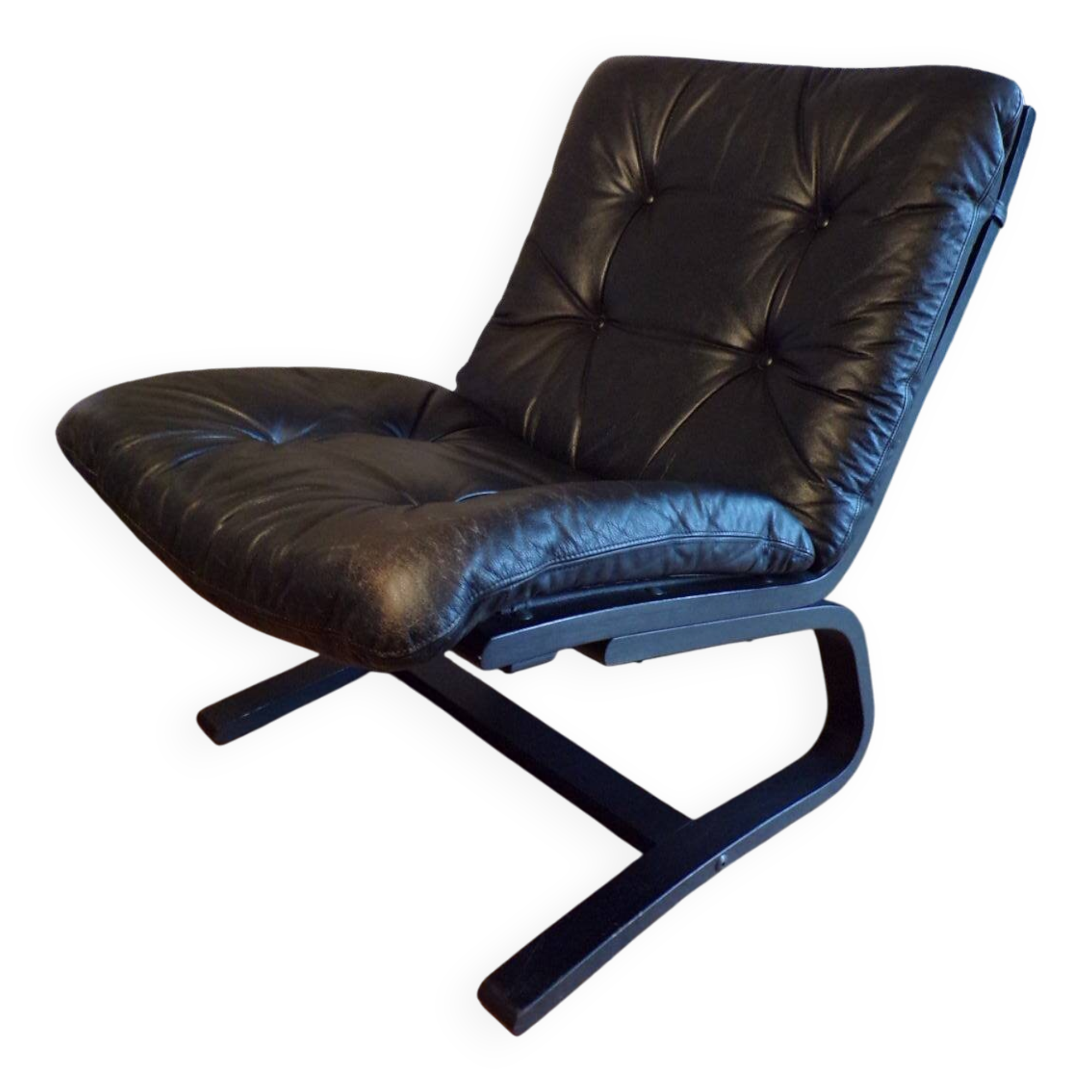 Kengu armchair by Elsa and Nordahl Solheim for Rybo Rykken & Co