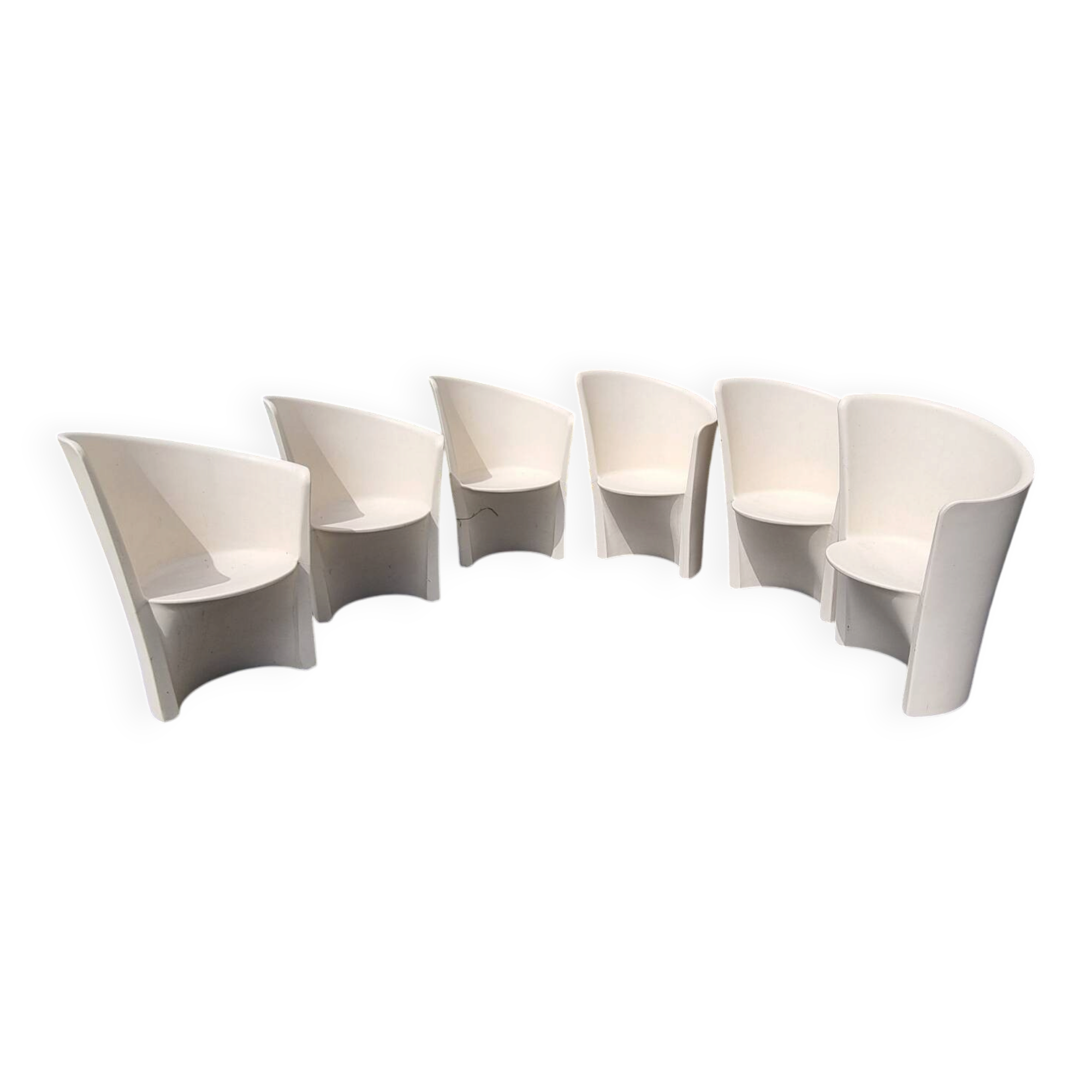 6 Design chairs DOC Denis Papin Collectivity