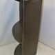 Industrial metal corner shelf