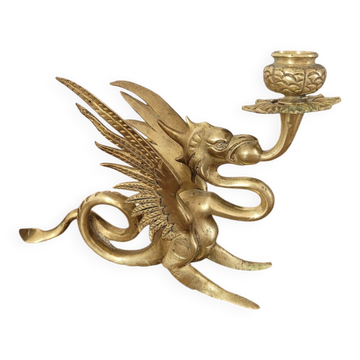 Chandelier en bronze dragon n°1