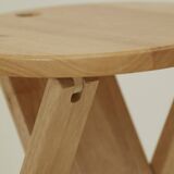 Folding wooden stool (beech) Suzy or TS / Roger Tallon - Adrian Reed vintage Circa 1980