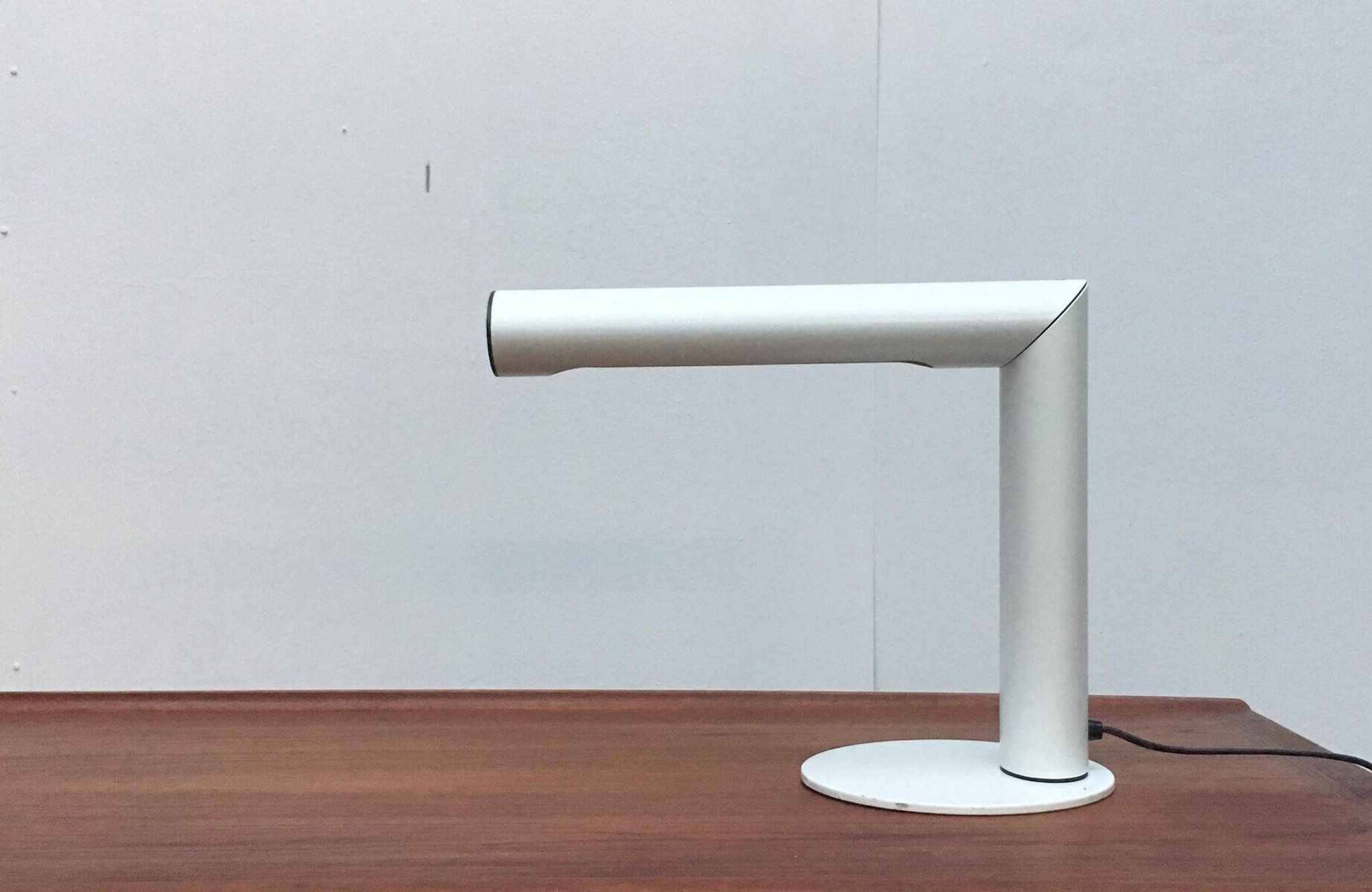 Lampe de table minimaliste en métal allemand de Brendel Leuchten, années 1970