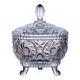 Large antique Belle Époque crystal candy dish