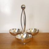 Silver metal servant