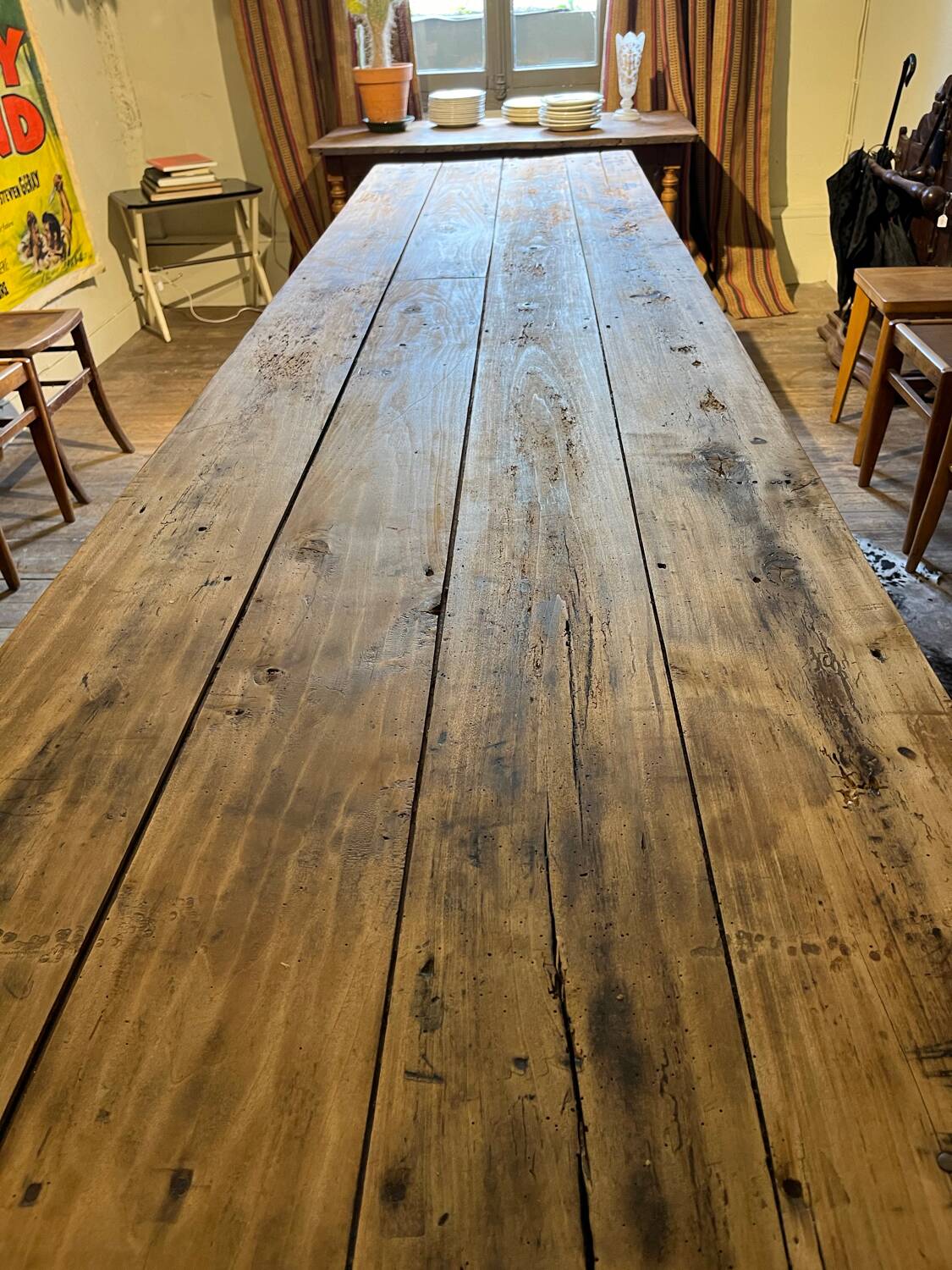 Large farmhouse table