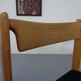 Danish Oak Dining Chairs, Set of 4, 1960s