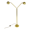 Double gold floor lamp, 1980s