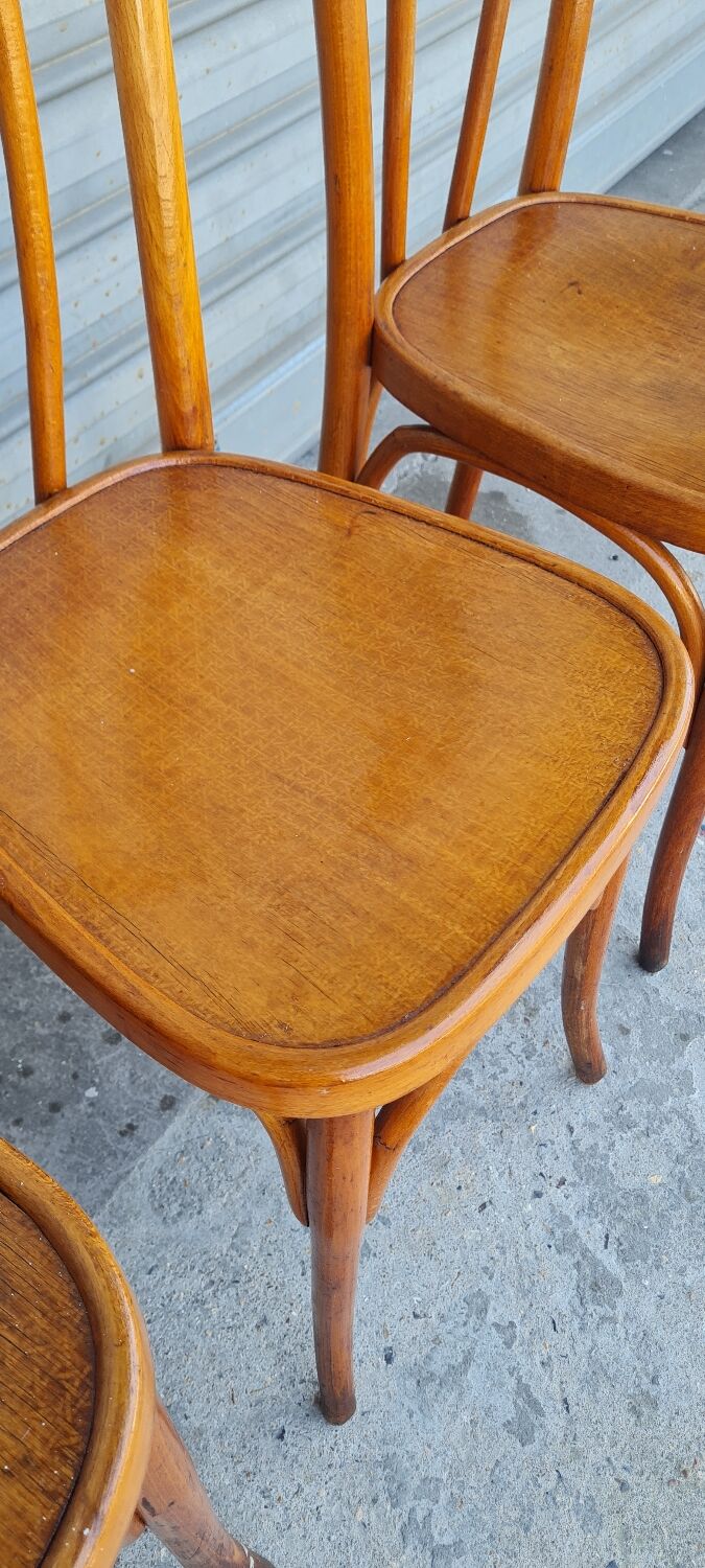 Set of four fischel bistro chairs