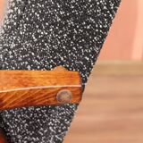 Black and white Scandinavian design armchair Granola by H. Lis