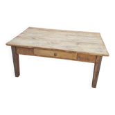 Wooden farmhouse coffee table