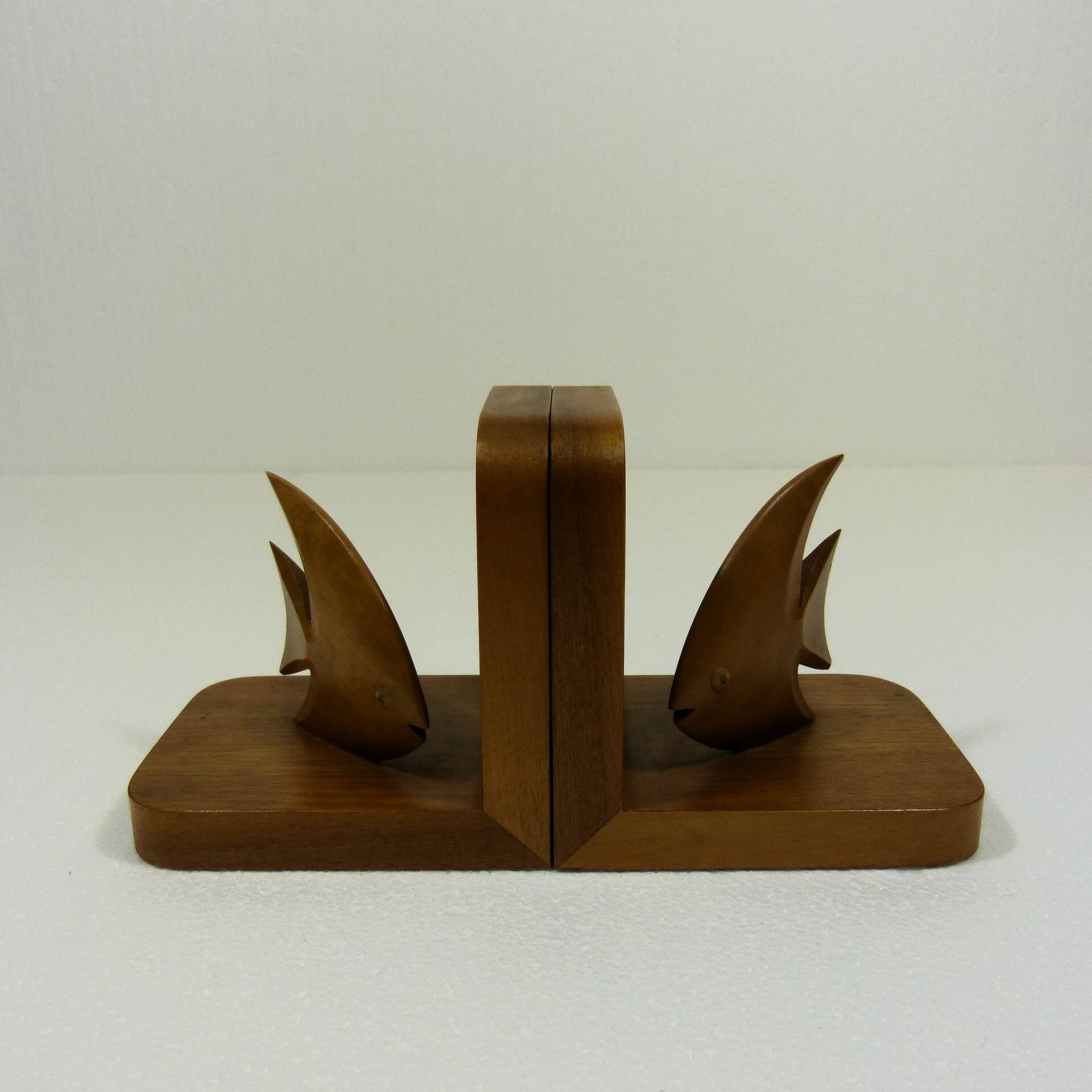 Teak book ends fishes 1960’s