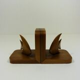 Teak book ends fishes 1960’s