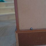4-drawer chest of drawers – Cherry stain – Imitation Empire style – 80s